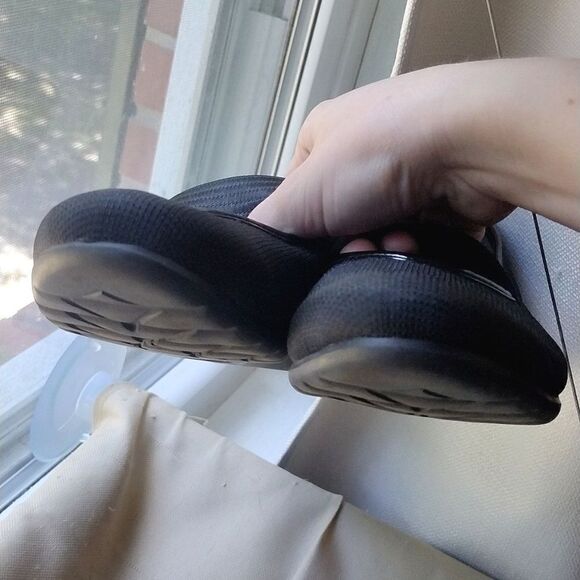 Munro American Women's Size 8.5 N Black Slip on Stretchy Strap Mary Janes Heeled - Picture 11 of 12